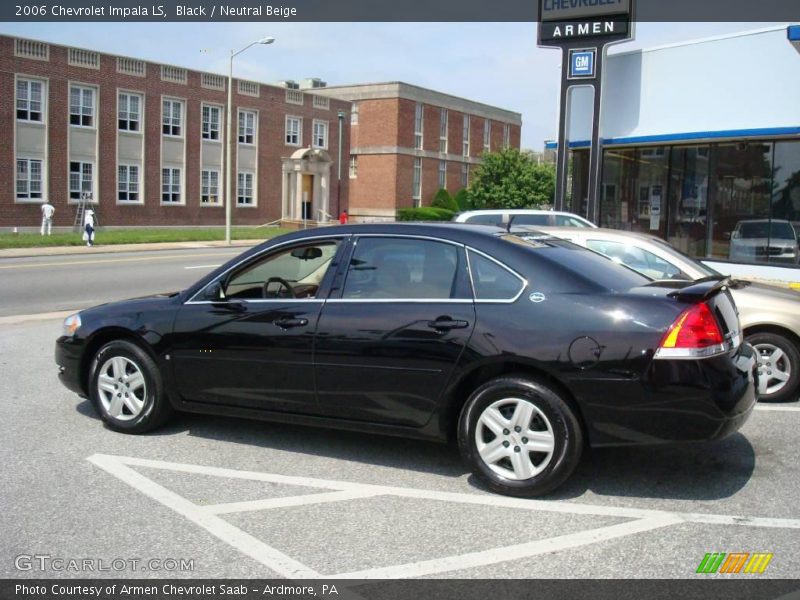 Black / Neutral Beige 2006 Chevrolet Impala LS