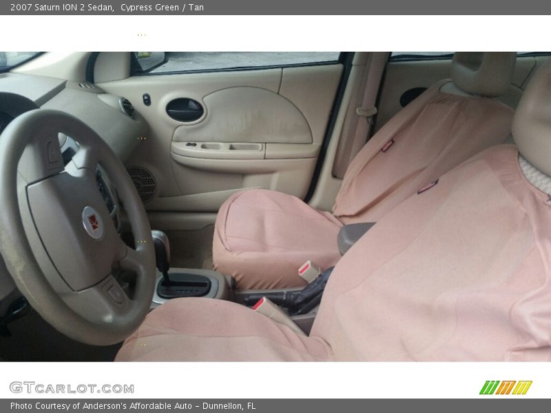 Cypress Green / Tan 2007 Saturn ION 2 Sedan