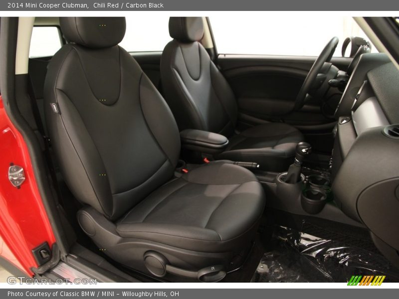 Chili Red / Carbon Black 2014 Mini Cooper Clubman