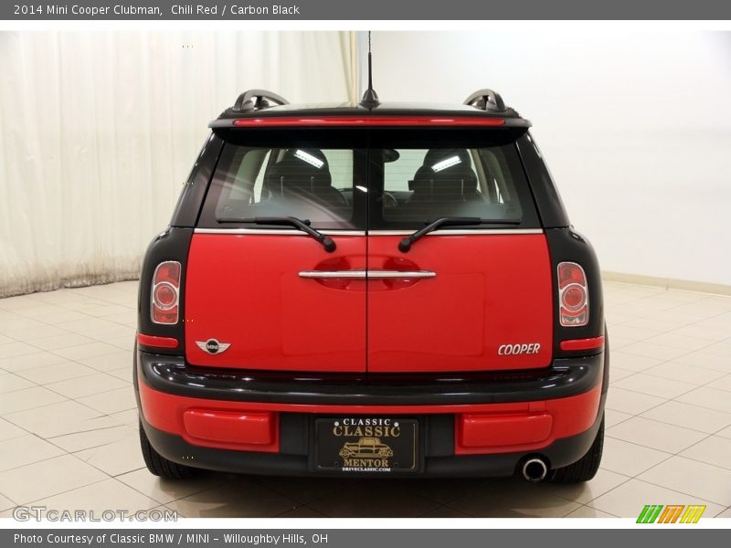 Chili Red / Carbon Black 2014 Mini Cooper Clubman