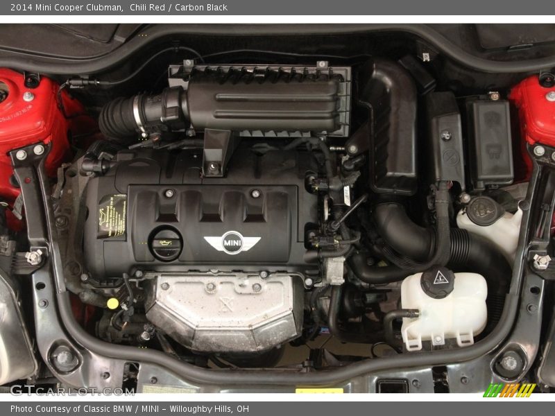 Chili Red / Carbon Black 2014 Mini Cooper Clubman
