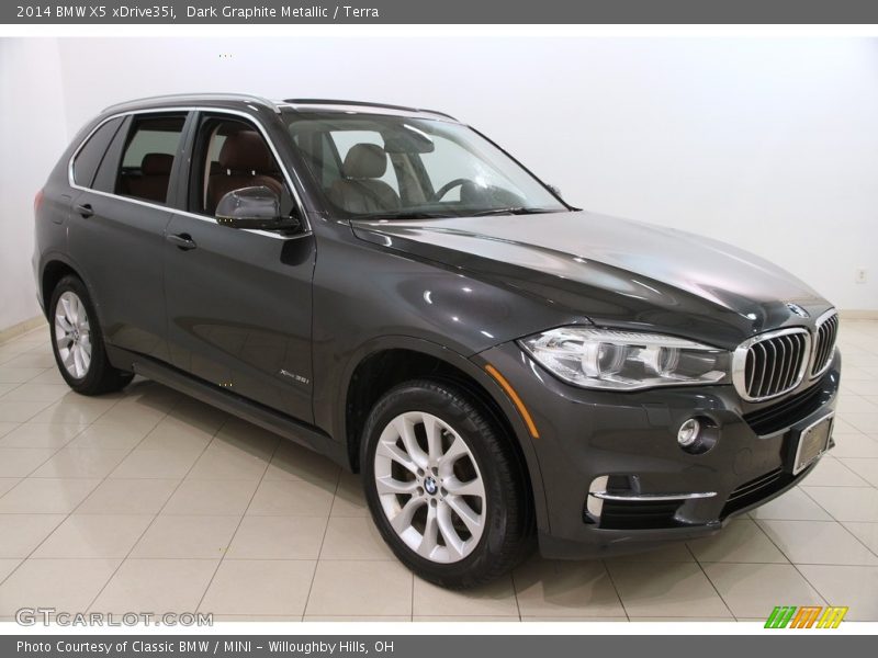 Dark Graphite Metallic / Terra 2014 BMW X5 xDrive35i