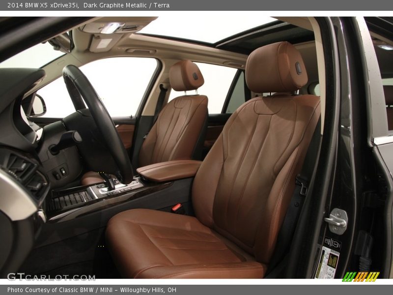 Dark Graphite Metallic / Terra 2014 BMW X5 xDrive35i