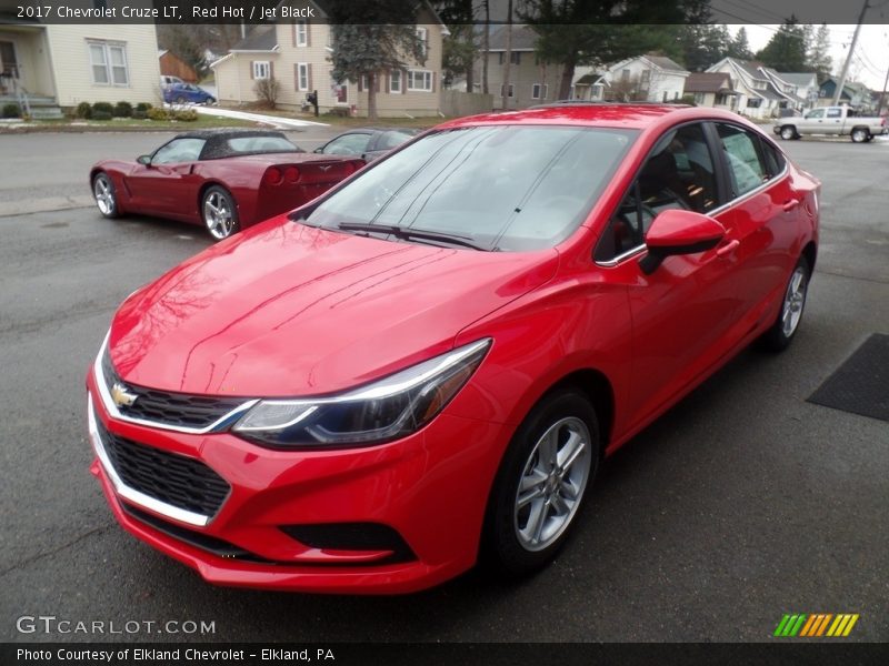 Red Hot / Jet Black 2017 Chevrolet Cruze LT