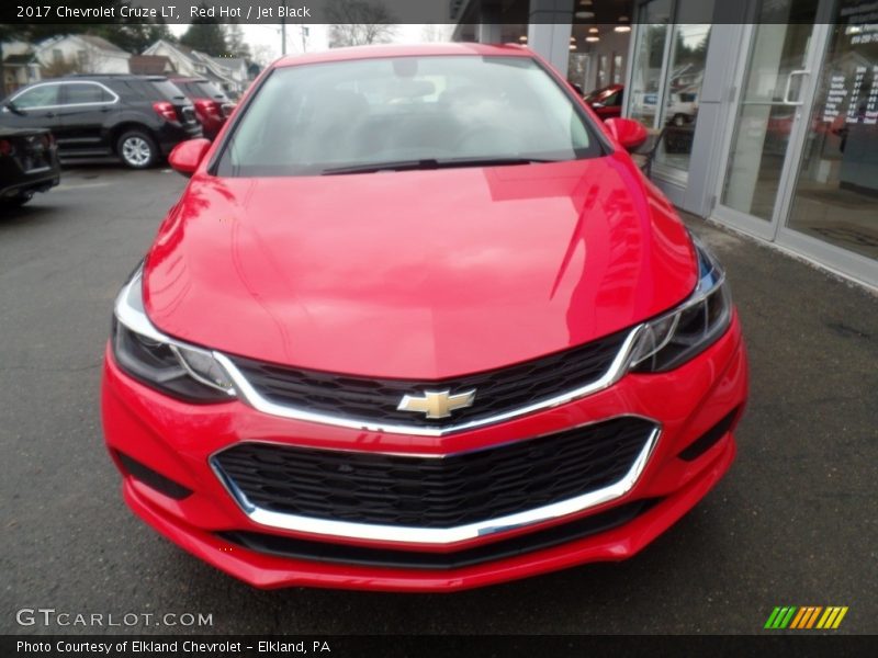 Red Hot / Jet Black 2017 Chevrolet Cruze LT