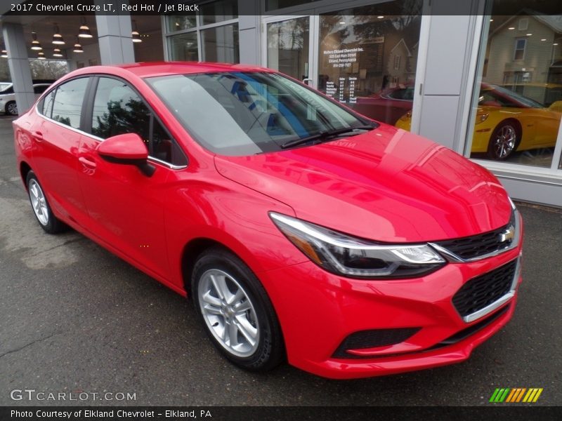 Red Hot / Jet Black 2017 Chevrolet Cruze LT