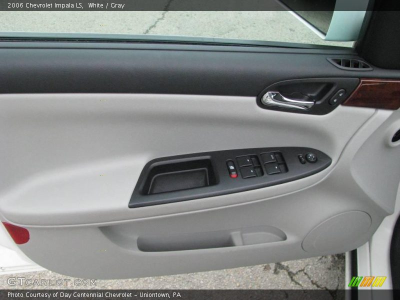 White / Gray 2006 Chevrolet Impala LS