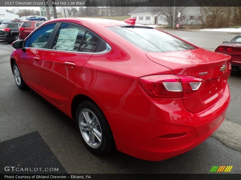 Red Hot / Jet Black 2017 Chevrolet Cruze LT