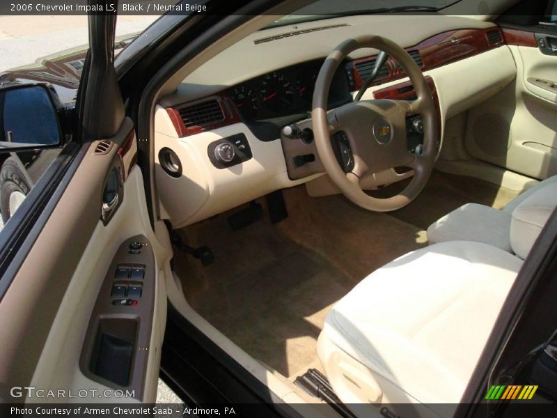 Black / Neutral Beige 2006 Chevrolet Impala LS