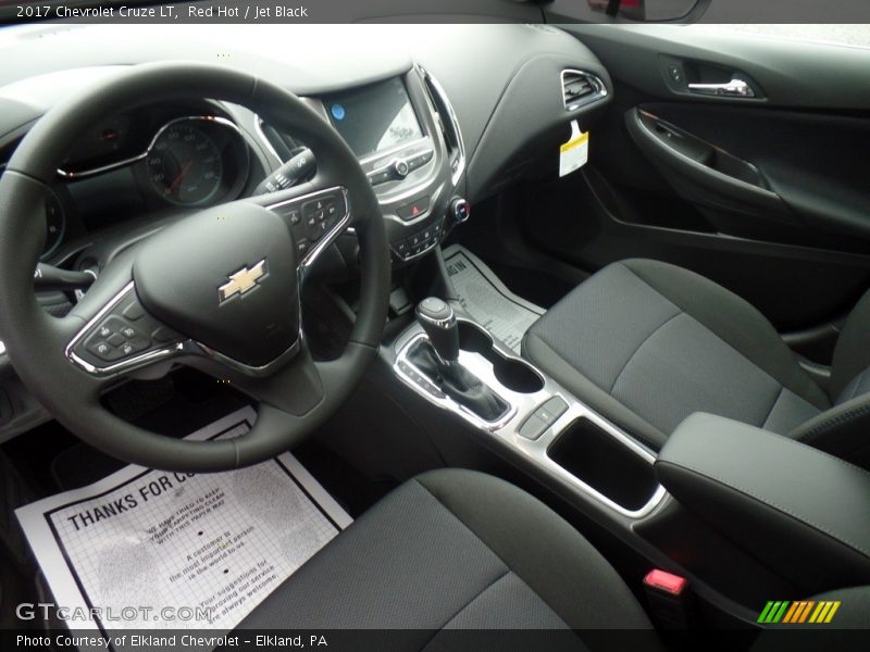 Red Hot / Jet Black 2017 Chevrolet Cruze LT