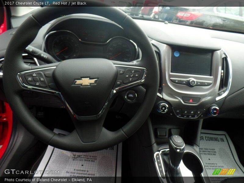 Red Hot / Jet Black 2017 Chevrolet Cruze LT
