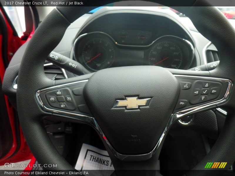 Red Hot / Jet Black 2017 Chevrolet Cruze LT