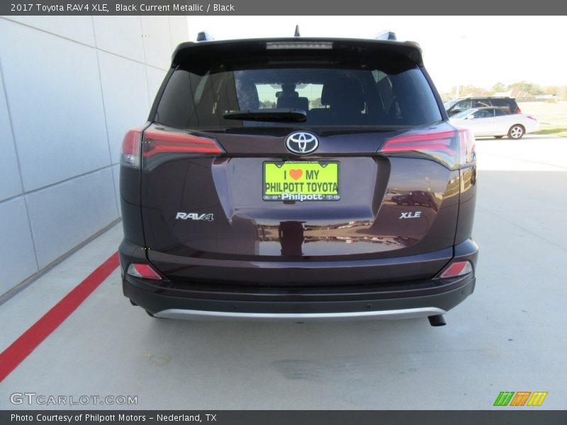 Black Current Metallic / Black 2017 Toyota RAV4 XLE