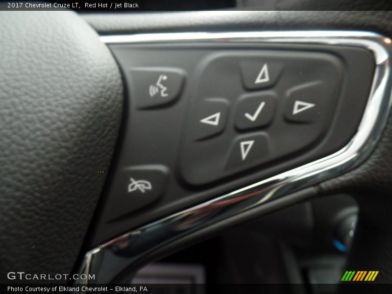 Red Hot / Jet Black 2017 Chevrolet Cruze LT