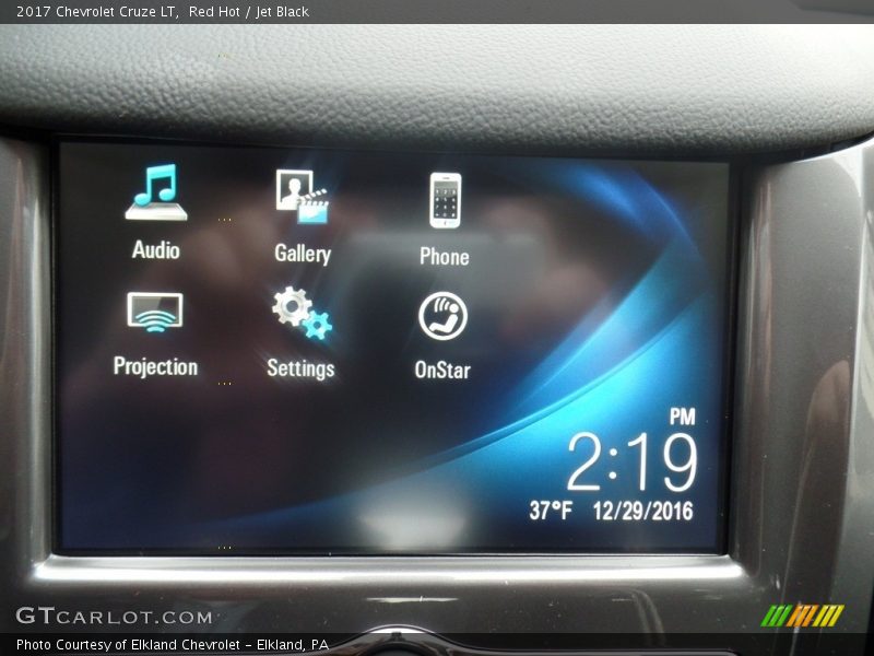 Red Hot / Jet Black 2017 Chevrolet Cruze LT
