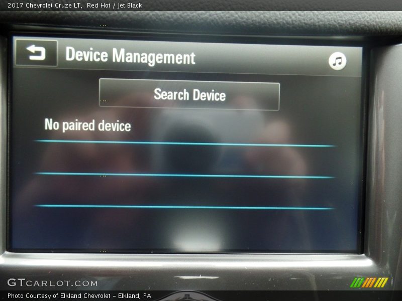 Red Hot / Jet Black 2017 Chevrolet Cruze LT