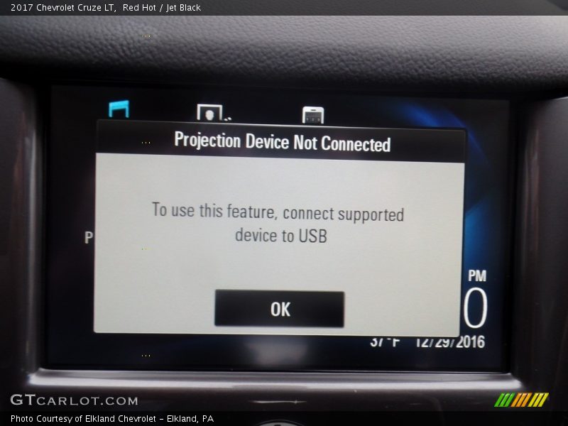 Red Hot / Jet Black 2017 Chevrolet Cruze LT