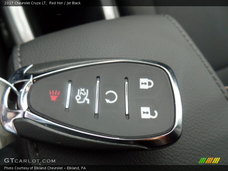 Red Hot / Jet Black 2017 Chevrolet Cruze LT