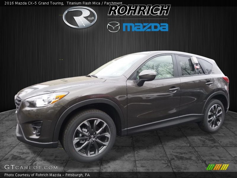 Titanium Flash Mica / Parchment 2016 Mazda CX-5 Grand Touring