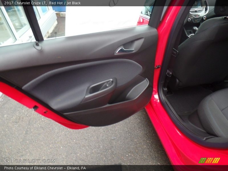 Red Hot / Jet Black 2017 Chevrolet Cruze LT