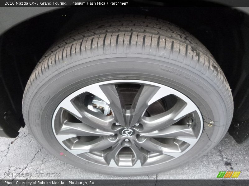 Titanium Flash Mica / Parchment 2016 Mazda CX-5 Grand Touring
