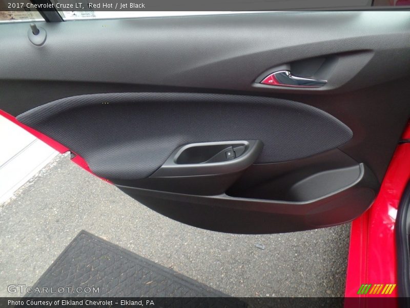 Red Hot / Jet Black 2017 Chevrolet Cruze LT