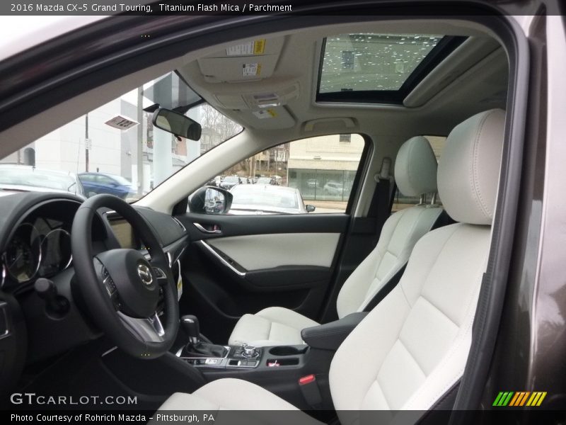 Titanium Flash Mica / Parchment 2016 Mazda CX-5 Grand Touring