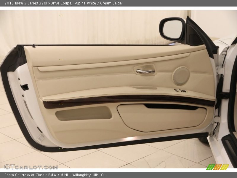 Alpine White / Cream Beige 2013 BMW 3 Series 328i xDrive Coupe