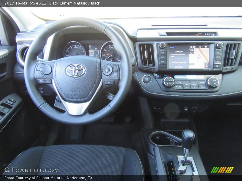 Dashboard of 2017 RAV4 XLE