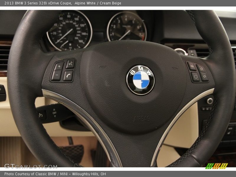 Alpine White / Cream Beige 2013 BMW 3 Series 328i xDrive Coupe
