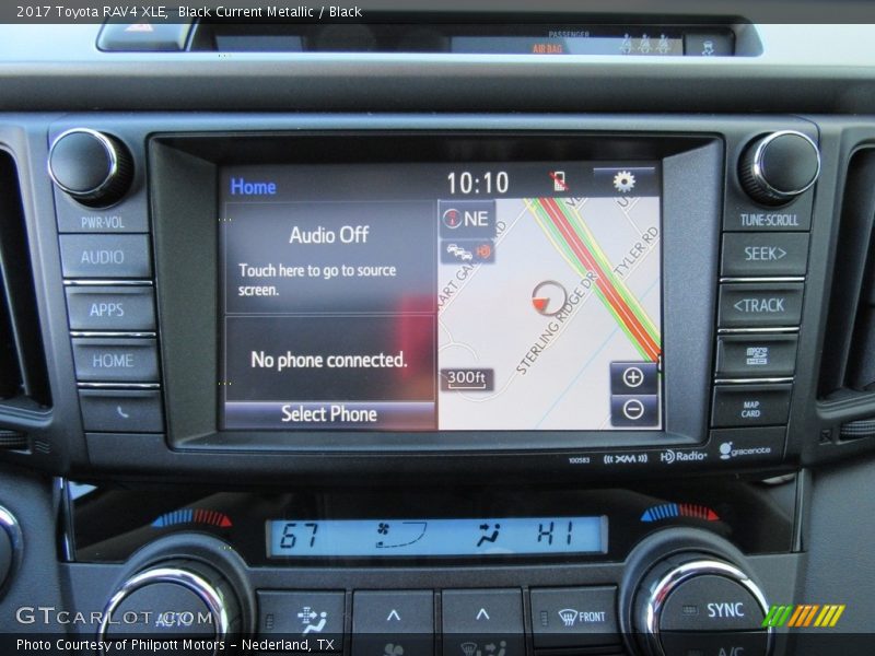 Navigation of 2017 RAV4 XLE
