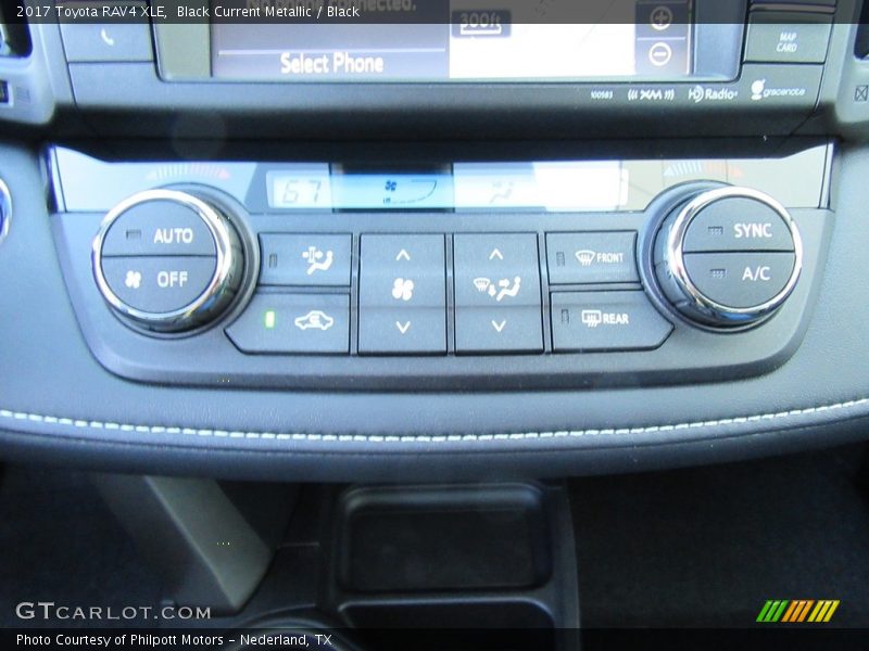 Controls of 2017 RAV4 XLE