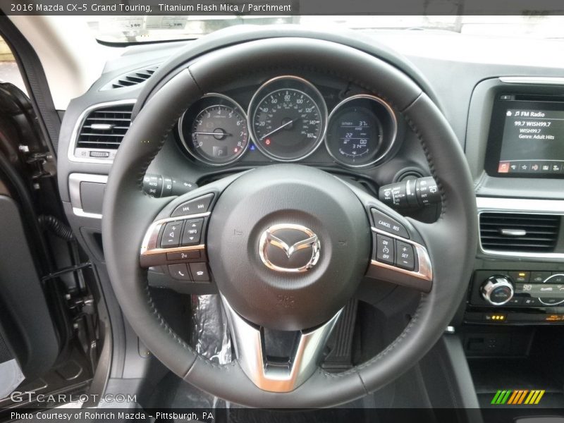Titanium Flash Mica / Parchment 2016 Mazda CX-5 Grand Touring