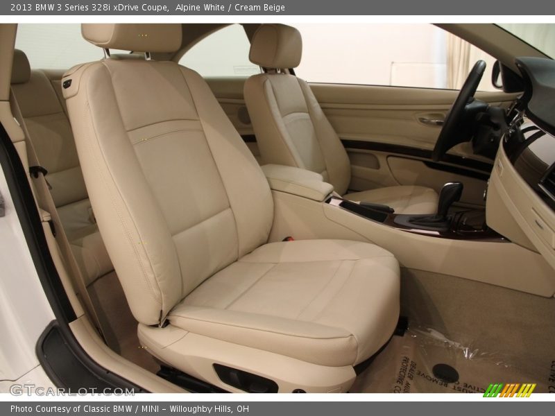Alpine White / Cream Beige 2013 BMW 3 Series 328i xDrive Coupe