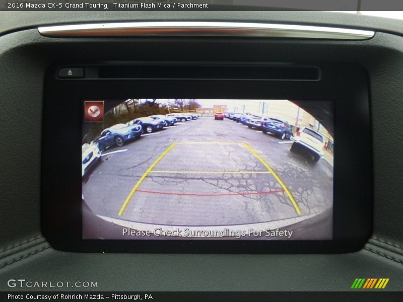 Titanium Flash Mica / Parchment 2016 Mazda CX-5 Grand Touring