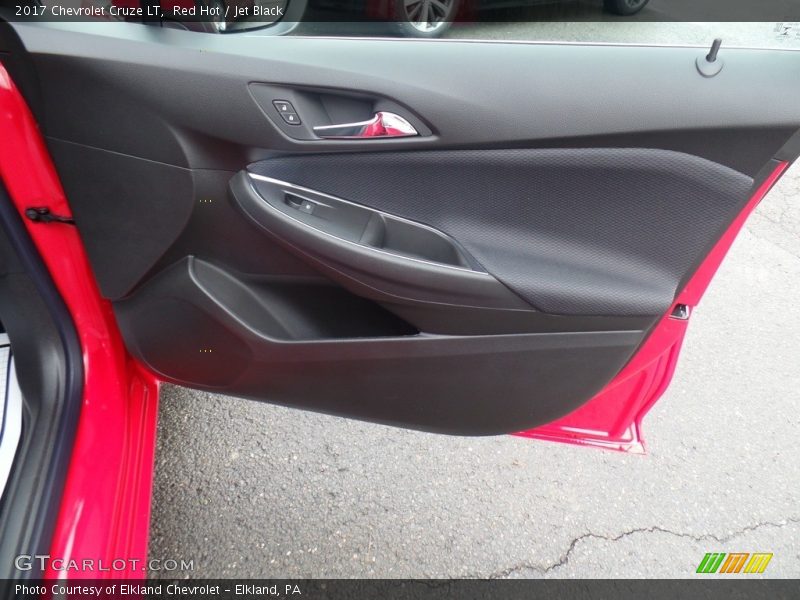 Red Hot / Jet Black 2017 Chevrolet Cruze LT