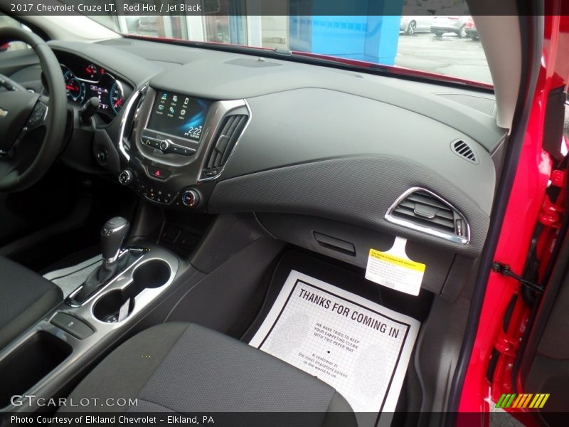 Red Hot / Jet Black 2017 Chevrolet Cruze LT