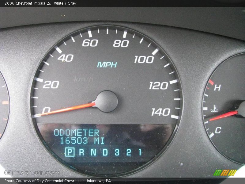 White / Gray 2006 Chevrolet Impala LS