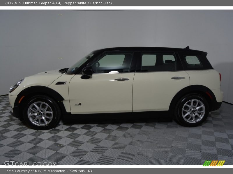 Pepper White / Carbon Black 2017 Mini Clubman Cooper ALL4
