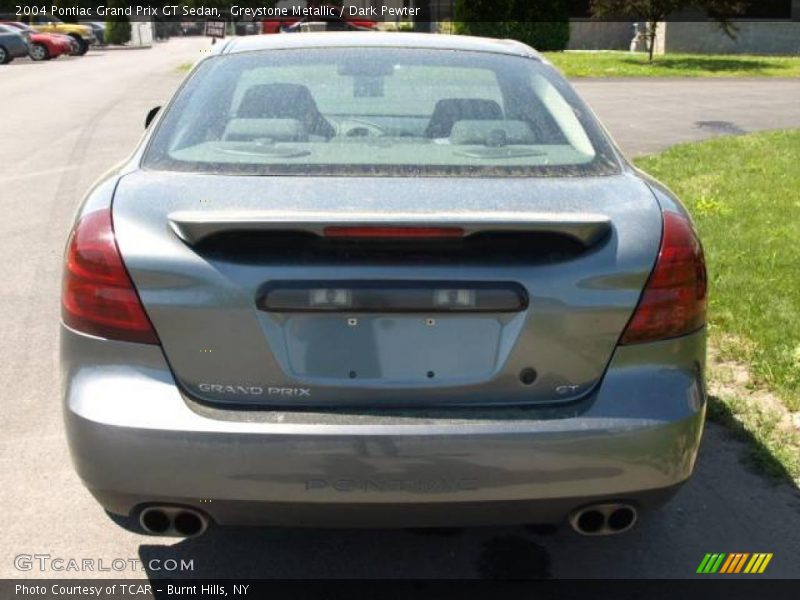 Greystone Metallic / Dark Pewter 2004 Pontiac Grand Prix GT Sedan