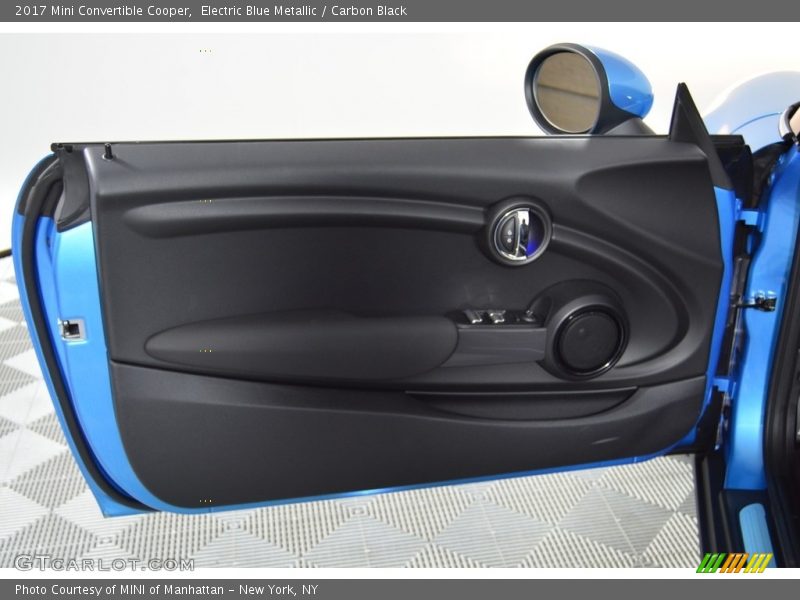 Electric Blue Metallic / Carbon Black 2017 Mini Convertible Cooper