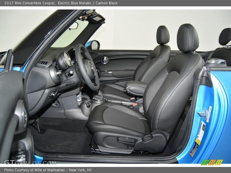 Electric Blue Metallic / Carbon Black 2017 Mini Convertible Cooper