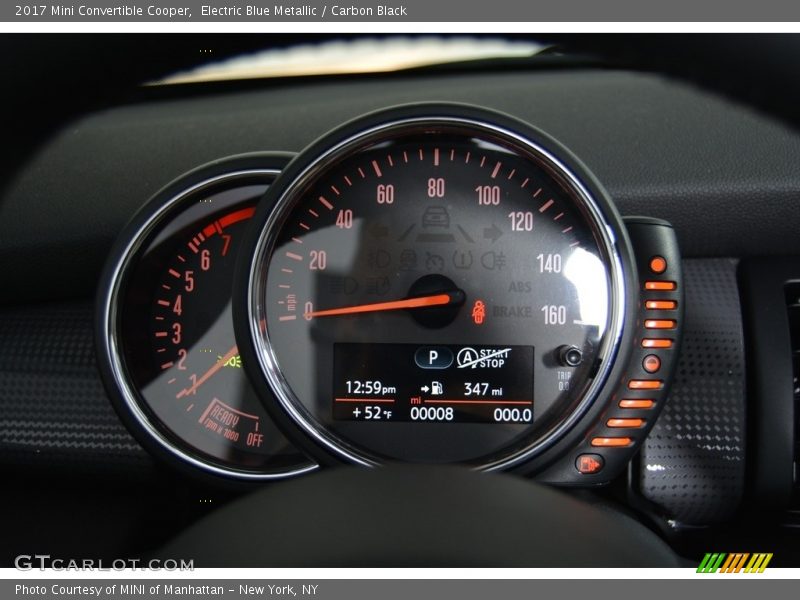  2017 Convertible Cooper Cooper Gauges