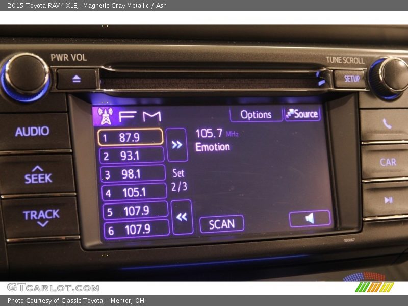 Magnetic Gray Metallic / Ash 2015 Toyota RAV4 XLE