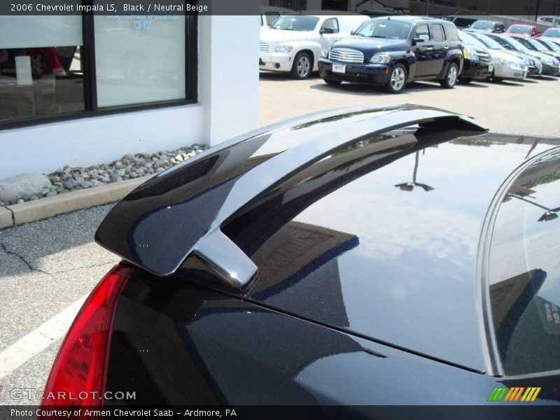 Black / Neutral Beige 2006 Chevrolet Impala LS