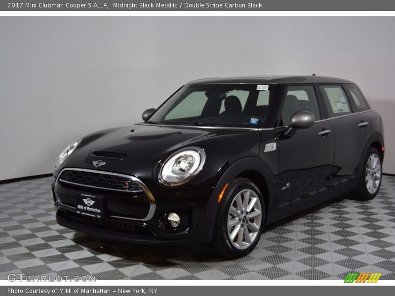 Midnight Black Metallic / Double Stripe Carbon Black 2017 Mini Clubman Cooper S ALL4