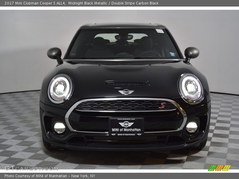 Midnight Black Metallic / Double Stripe Carbon Black 2017 Mini Clubman Cooper S ALL4