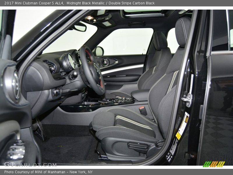 Midnight Black Metallic / Double Stripe Carbon Black 2017 Mini Clubman Cooper S ALL4