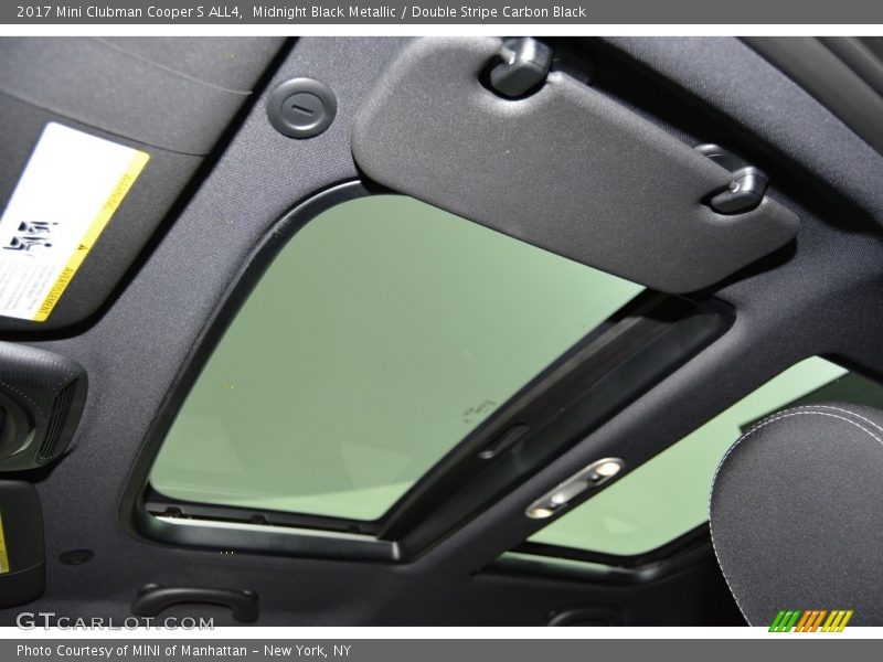 Midnight Black Metallic / Double Stripe Carbon Black 2017 Mini Clubman Cooper S ALL4