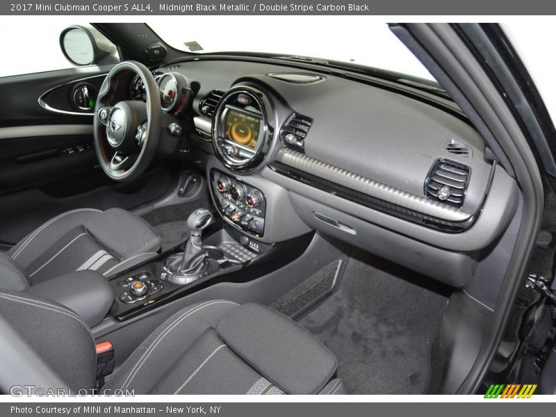 Midnight Black Metallic / Double Stripe Carbon Black 2017 Mini Clubman Cooper S ALL4